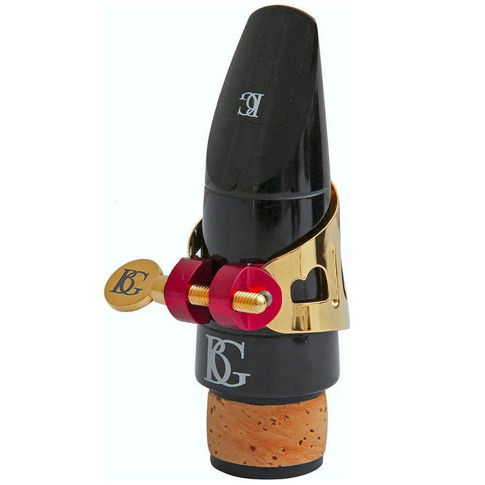BG Duo Ligature ~ Alto Sax & Bb Clarinet ~ Gold Lacquer - DD Music Geek