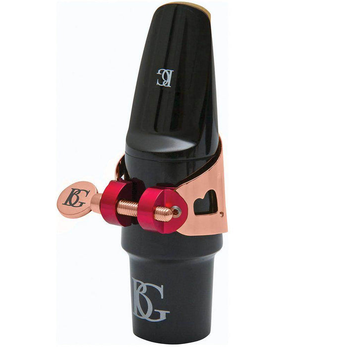 BG Duo Metal Ligature ~ Tenor Sax ~ Rose Gold - DD Music Geek