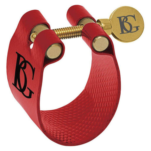 BG Tenor Sax Flex Fabric Ligature ~ Red - DD Music Geek