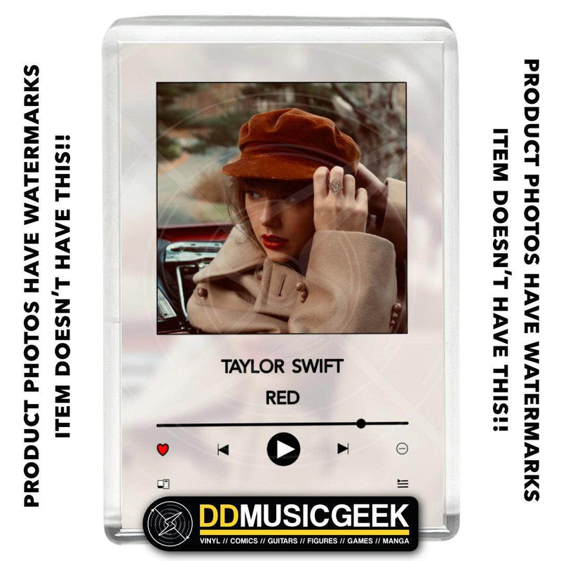 Taylor Swift: Red - Album Music Player Print - Small Fridge Magnet - DD Music Geek