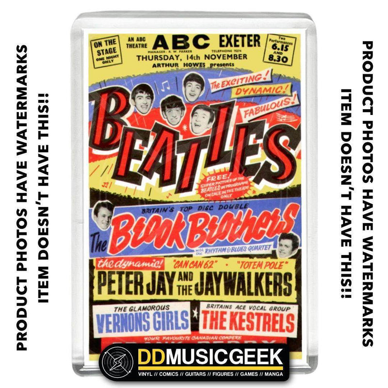The Beatles, ABC Exeter, Thursday 14th November - Poster Print - Small Fridge Magnet - DD Music Geek
