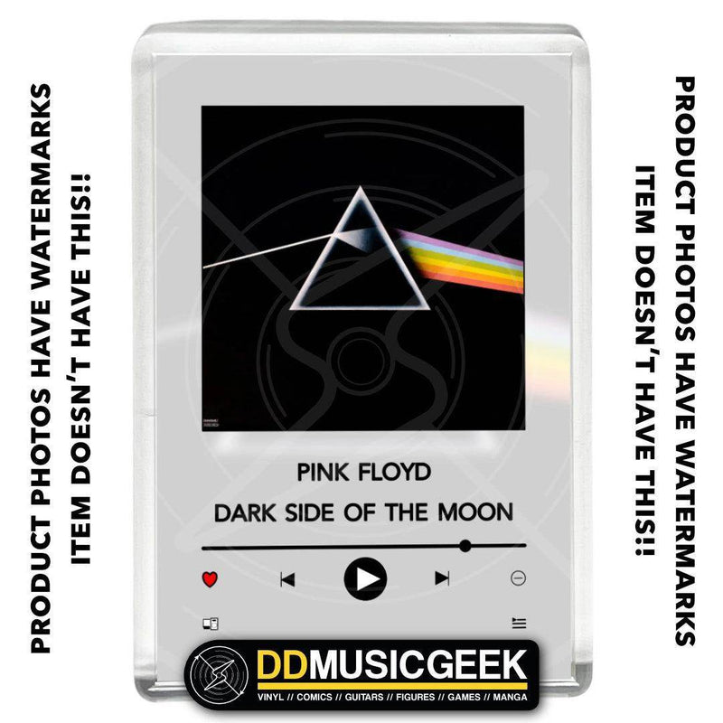 Pink Floyd: Dark Side Of The Moon - Album Music Player Print - Small Fridge Magnet - DD Music Geek