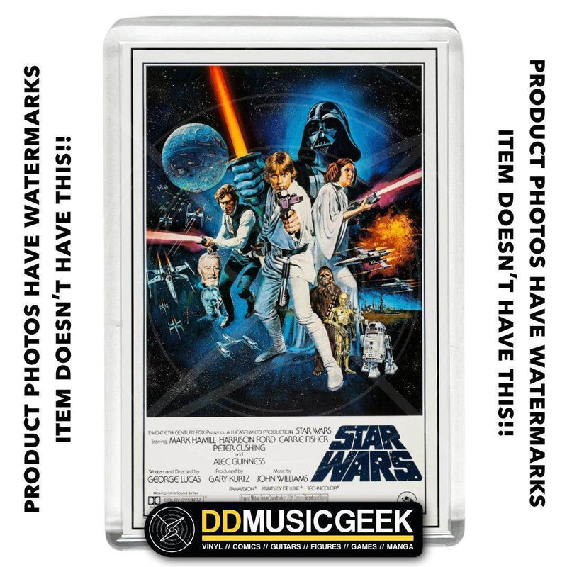 Star Wars Movie Poster - Poster Print - Small Fridge Magnet - DD Music Geek