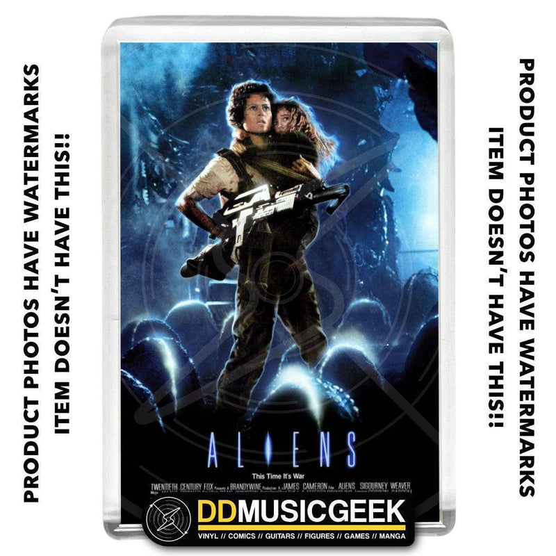 Aliens - Movie Poster Print - Small Fridge Magnet - DD Music Geek