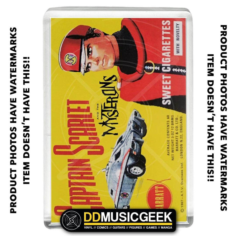 Barratt Sweet Candy, Captain Scarlet and the Mysterons - Print - Small Fridge Magnet - DD Music Geek