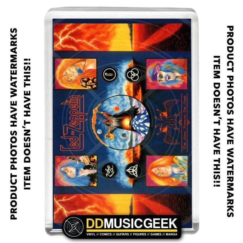 Led Zeppelin, The Song Remain The Same - Print - Small Fridge Magnet - DD Music Geek