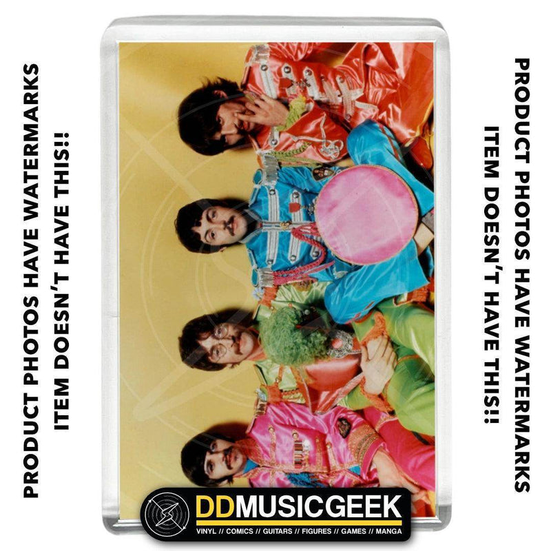 The Beatles, Sgt Peppers Sitting Down - Photo Print - Small Fridge Magnet - DD Music Geek