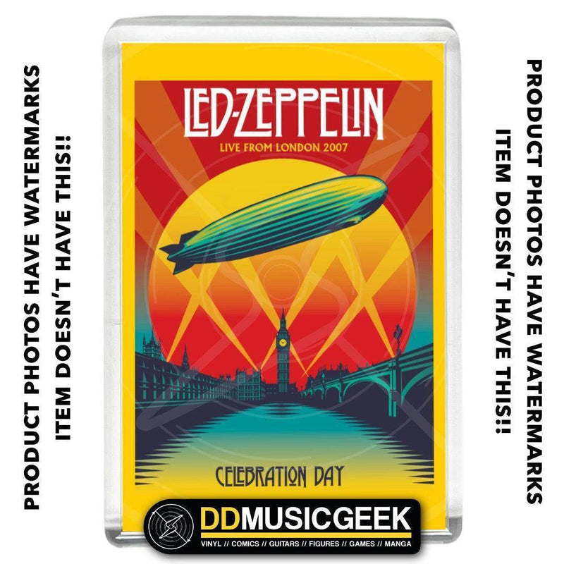 Led Zeppelin, Celebration Day, London 2007 - Poster Print - Small Fridge Magnet - DD Music Geek