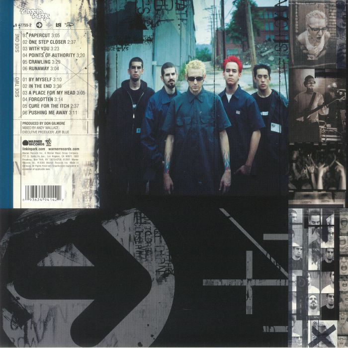 Linkin Park - Hybrid Theory - Vinyl LP - New - Warner - Gatefold Rear Cover