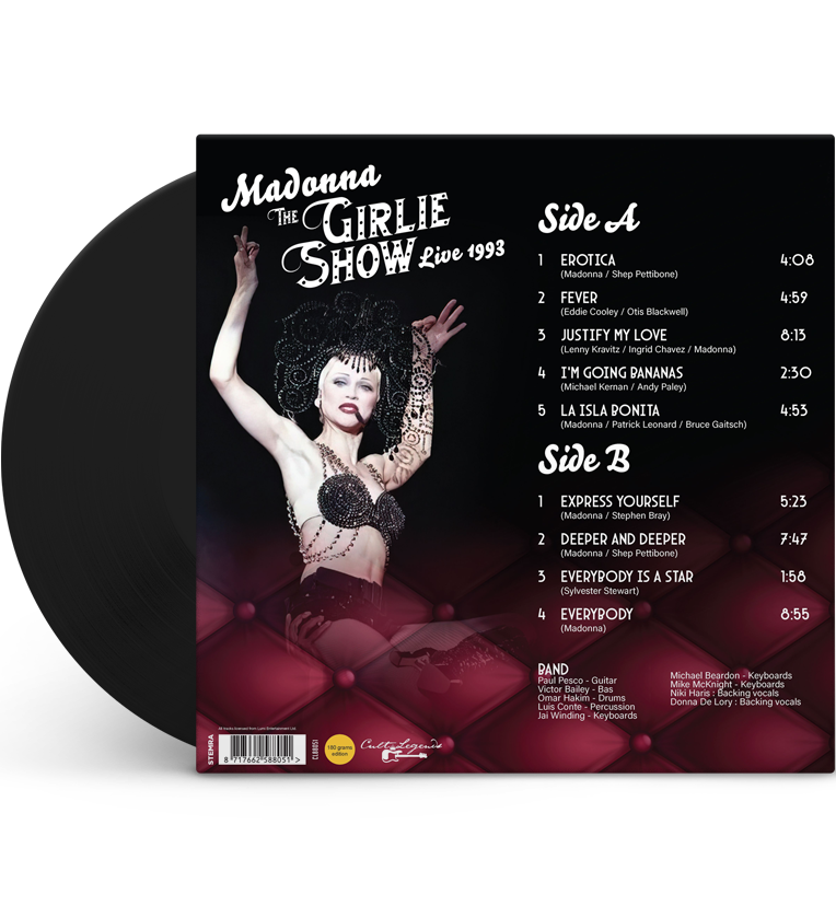 Madonna – The Girlie Show Live 1993 (12-Inch Album on 180g Vinyl)