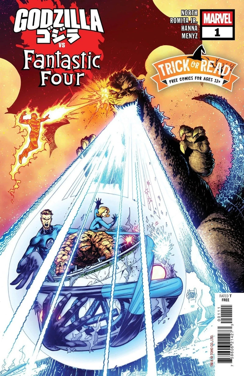 Marvel Halloween Trick-or-Read 2025 Godzilla vs Fantastic Four Comic