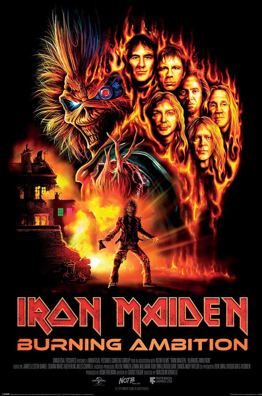 Iron Maiden - Burning Ambition - Maxi Poster - New