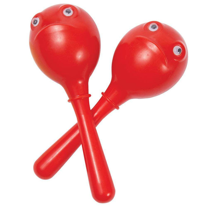 PP World Frog Maracas ~ 15cm Red Pair - DD Music Geek
