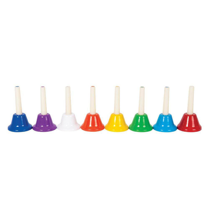 PP World 8 Piece Diatonic Handbell Set - DD Music Geek