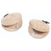 PP World Wooden Finger Castanets ~ Natural Pair - DD Music Geek
