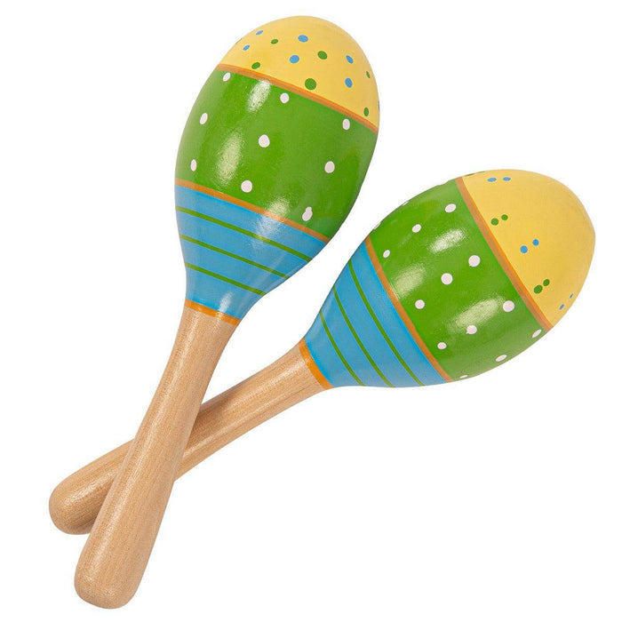 PP World 'Early Years' Maracas ~ Green/Blue - DD Music Geek