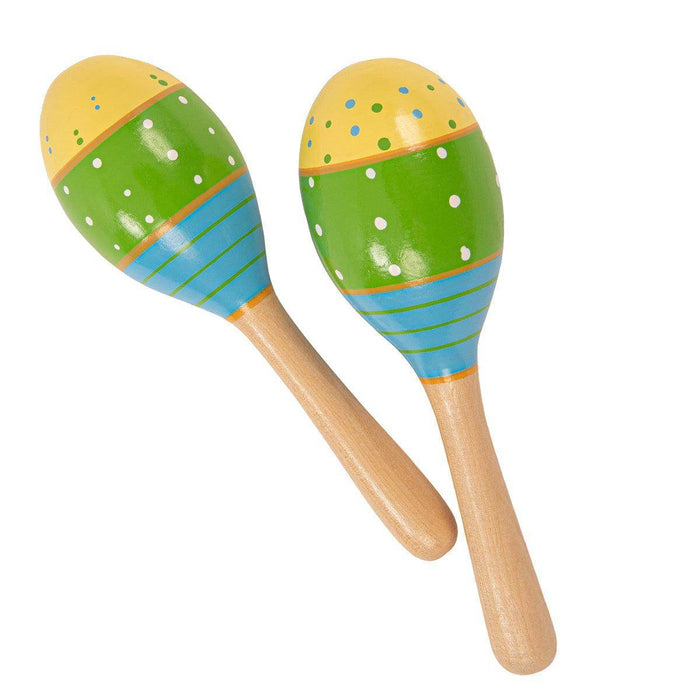 PP World 'Early Years' Maracas ~ Green/Blue - DD Music Geek