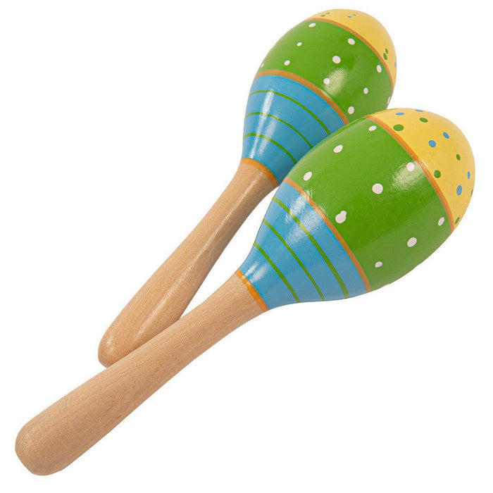 PP World 'Early Years' Maracas ~ Green/Blue - DD Music Geek