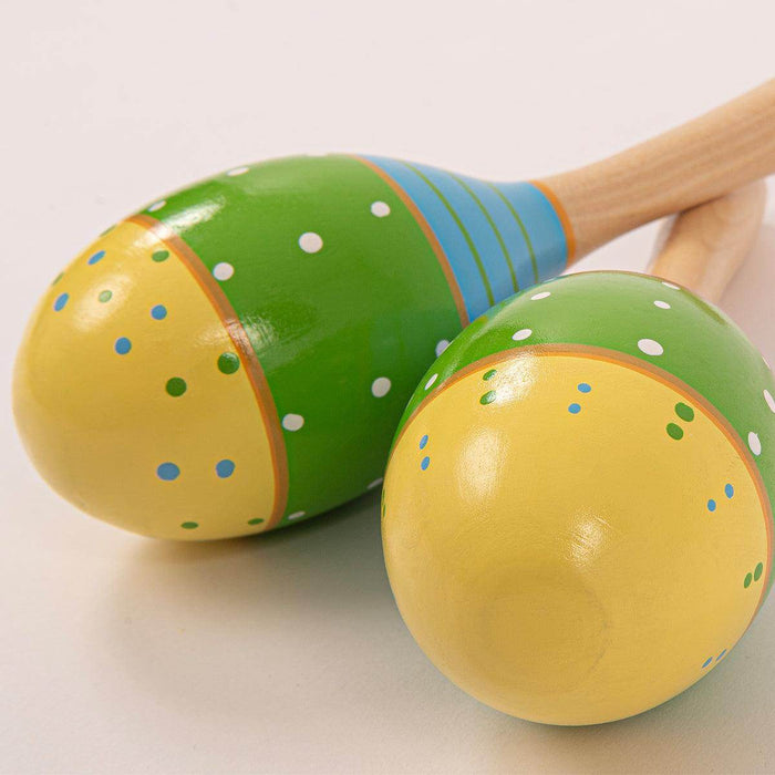 PP World 'Early Years' Maracas ~ Green/Blue - DD Music Geek
