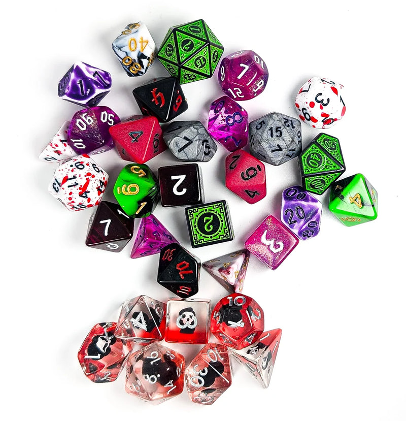 Mystery Dice Goblin - Spellbook Halloween Calendar - Gaming Dice - New - Dice Assortment
