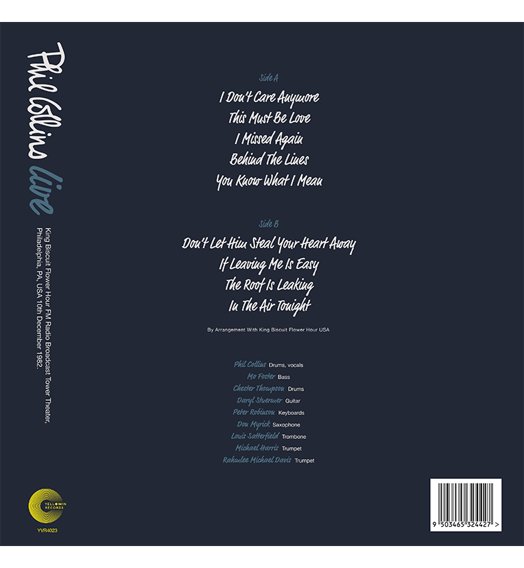 Phil Collins – Live (Special Edition 12-Inch Album on Yellow Vinyl)