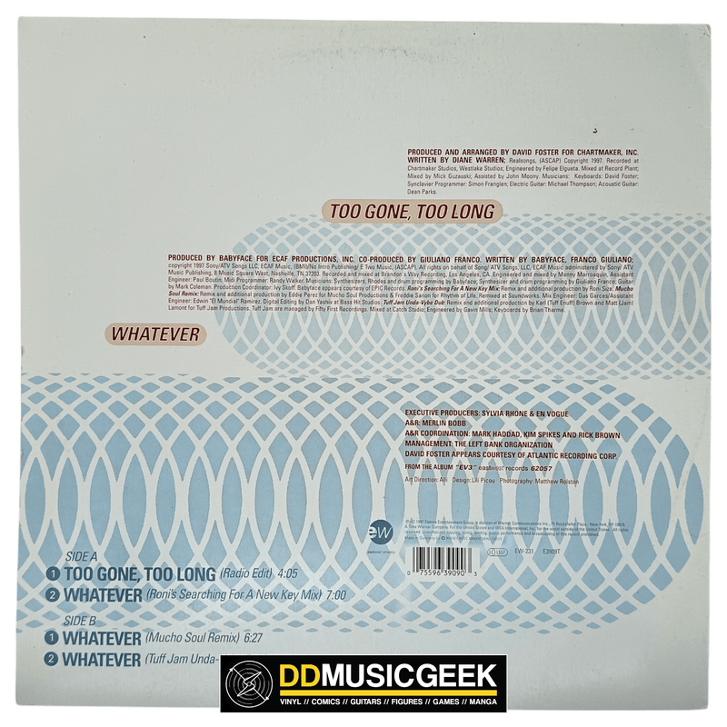 En Vogue: Too Gone, Too Long (12") - DD Music Geek