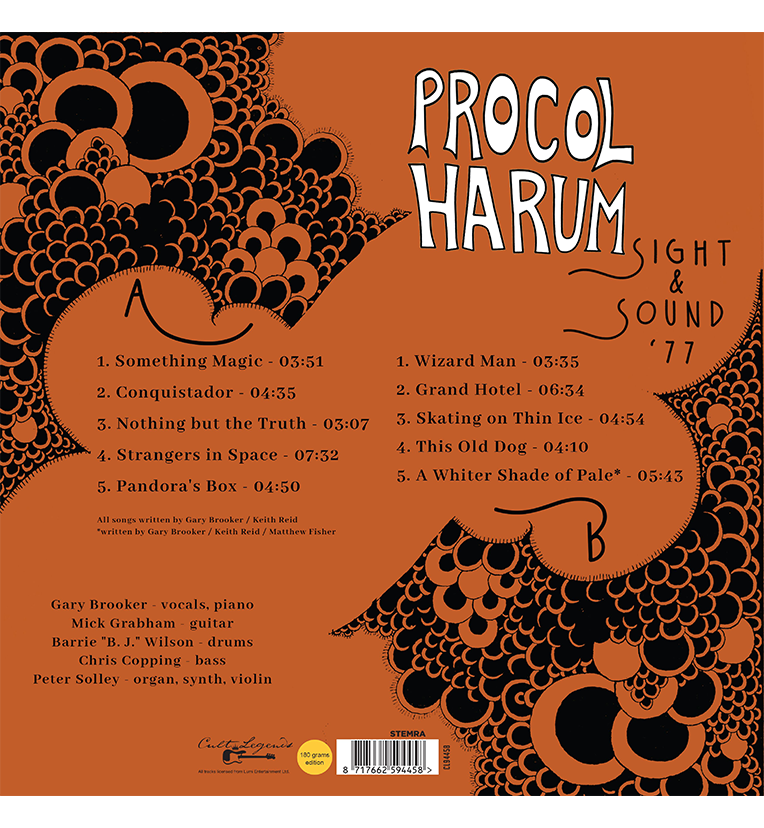 Procol Harum – Sight & Sound ’77 (12-Inch Album on 180g Vinyl)
