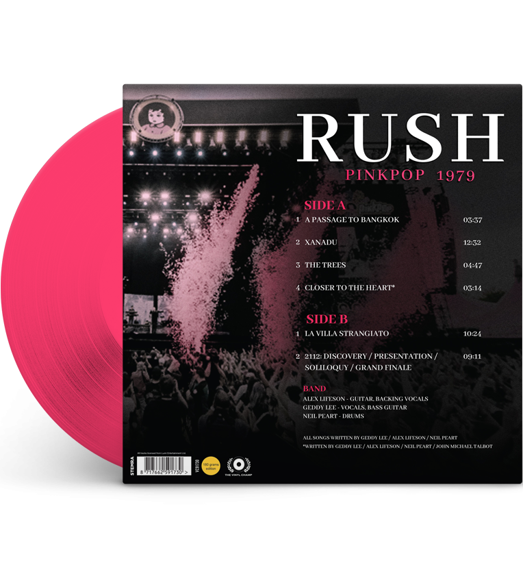 Rush – Pinkpop 1979 (Limited Edition 12-Inch Album on 180g Pink Vinyl)