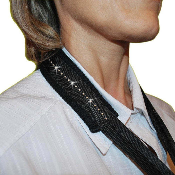 BG Saxophone Comfort Strap ~ Snap Hook ~ Swarovski Crystals - DD Music Geek