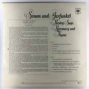 Simon & Garfunkel: Parsley, Sage, Rosemary And Thyme - Good Plus (G+) / Very Good (VG) Back cover