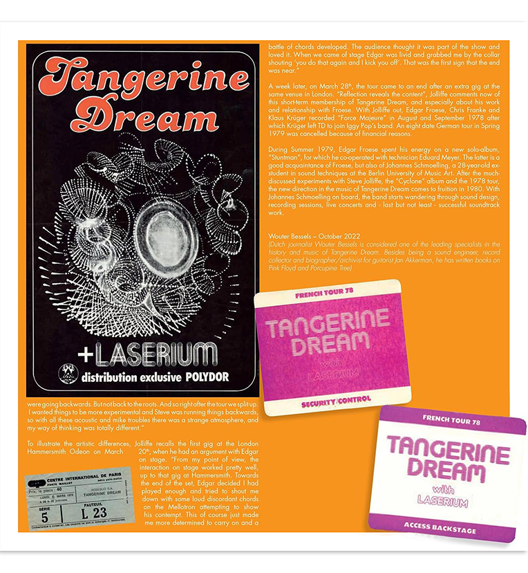 Tangerine Dream – Live in Paris, 6 March 1978 (RSD 2023 Limited Edition 3-LP Box Set on Split-Coloured Vinyl)