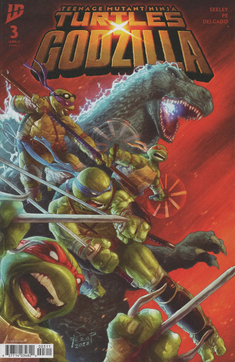 Teenage Mutant Ninja Turtles x Godzilla #3