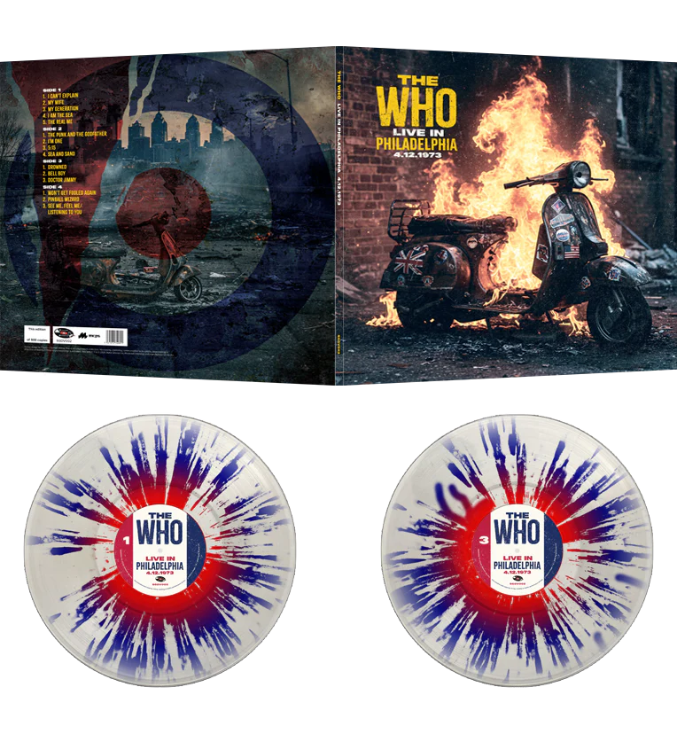 The Who – Live in Philadelphia, 4 December 1973 (Limited Edition Double-LP on Splatter Vinyl)