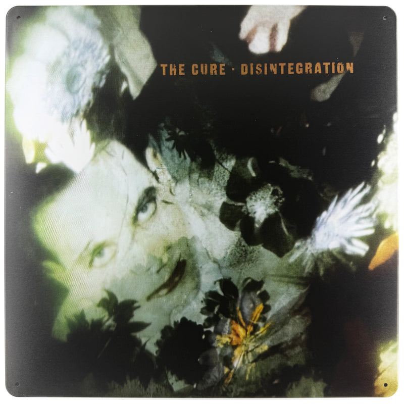 Album Cover Metal Sign: The Cure - Disintegration