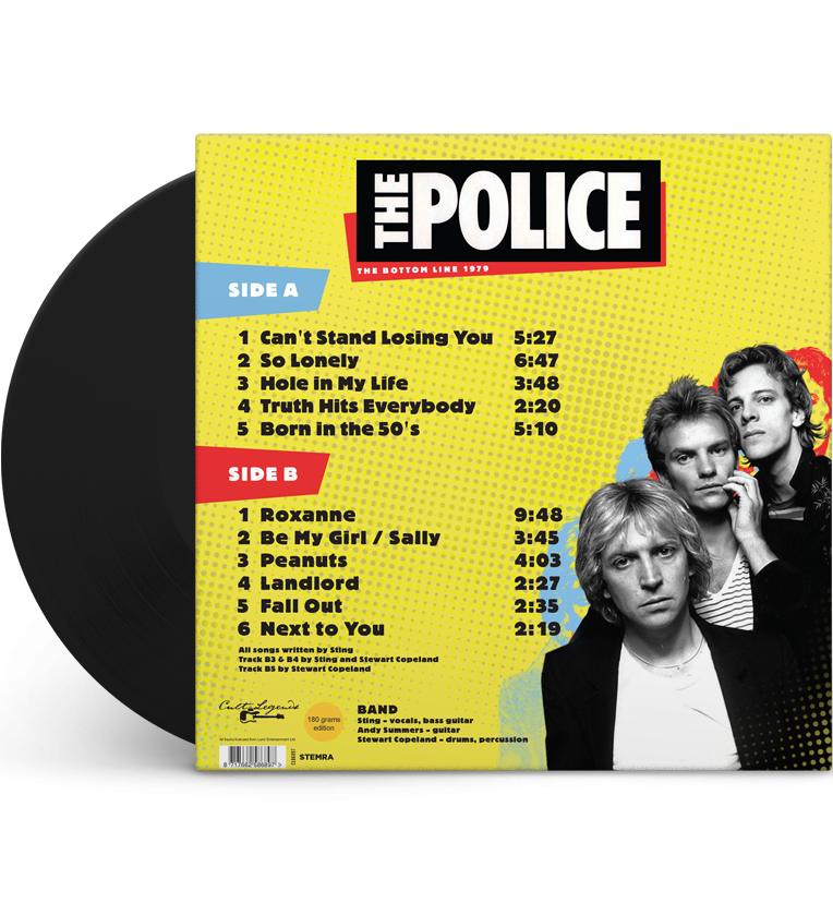The Police – The Bottom Line 1979 (12-Inch Album on 180g Vinyl)