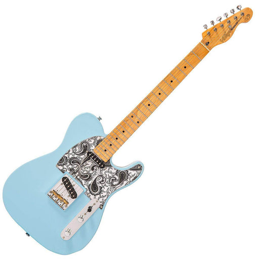 SOLD - Vintage V75 ProShop Unique ~ Laguna Blue Paisley - DD Music Geek