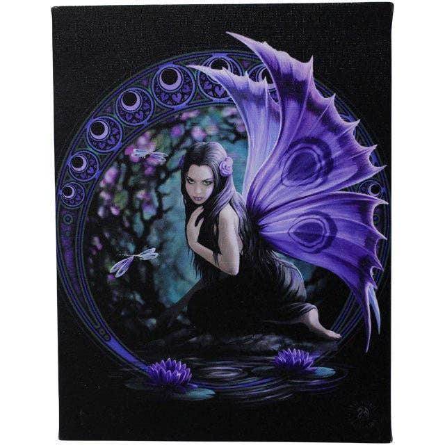 19x25cm Naiad Canvas Plaque by Anne Stokes - DD Music Geek