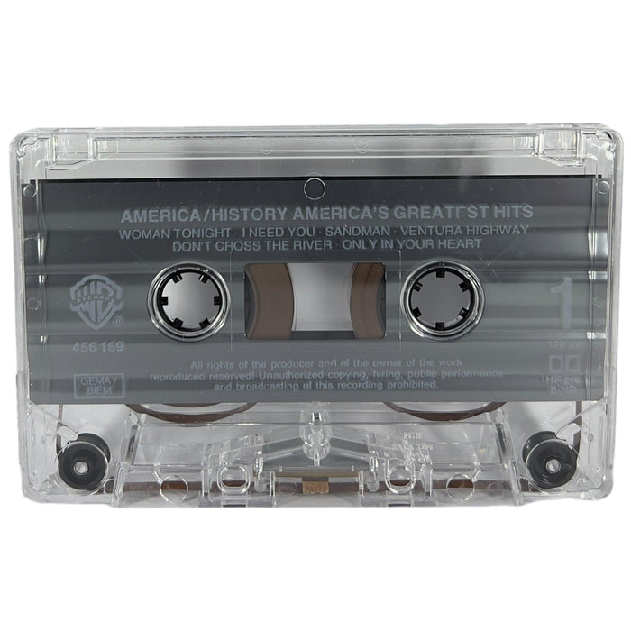 America: History - America's Greatest Hits [Preowned Cassette] VG+/VG+ - DD Music Geek