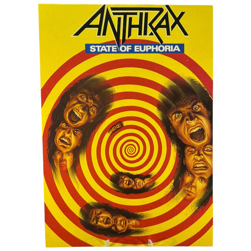 Anthrax State Of Euphoria Post Card - DD Music Geek