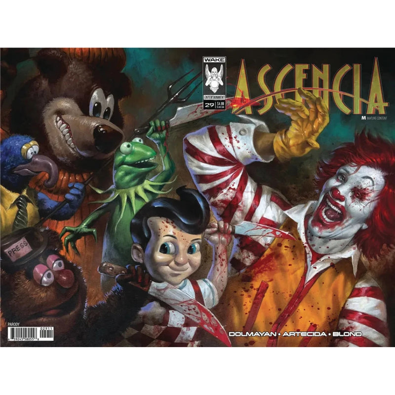 Wake Entertainment - Ascencia #29 - Comic - New - Full Wraparound Cover Art