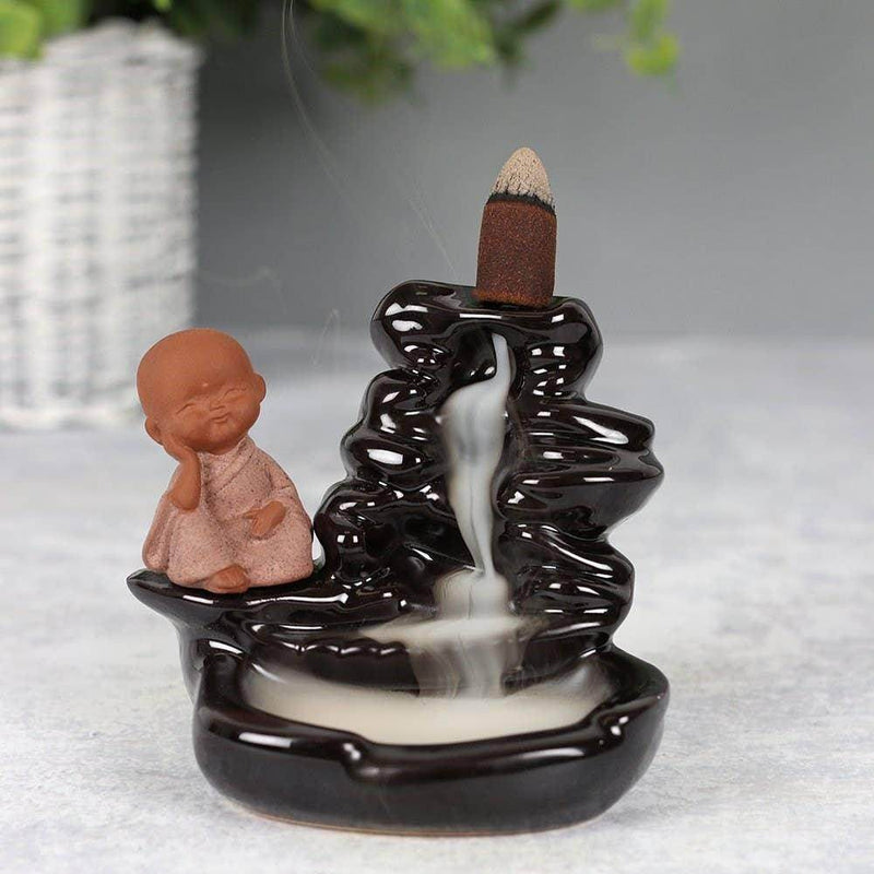 Buddha Waterfall Backflow Incense Burner - DD Music Geek