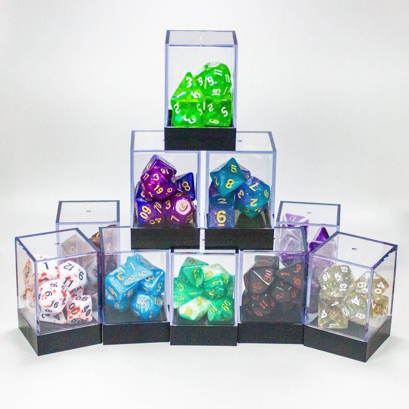 Assorted Full Sets of Dice: Random Colour - DD Music Geek