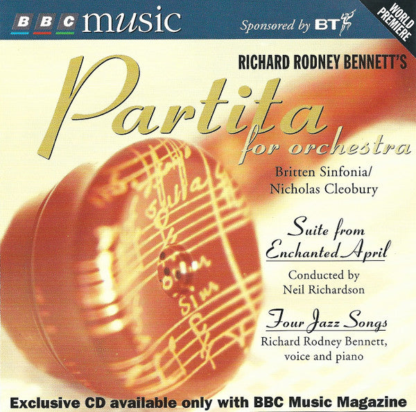 Richard Rodney Bennett - Partita For Orchestra - CD - Preowned