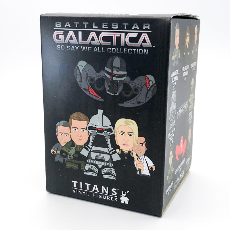 Battle Star Gallactica TITANS Vinyl Figure | Signed Blind Boxes - DD Music Geek