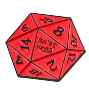 You're F**ked Pin - DD Music Geek