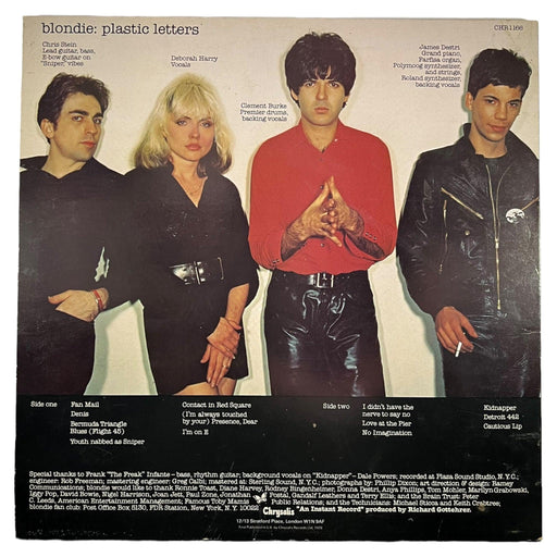 Blondie: Plastic Letters [Preowned Vinyl] VG+/VG - DD Music Geek