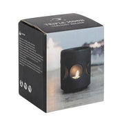 Small Black Triple Moon Cut Out Tealight Candle Holder - DD Music Geek