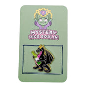 Wine Dragon Pin - DD Music Geek