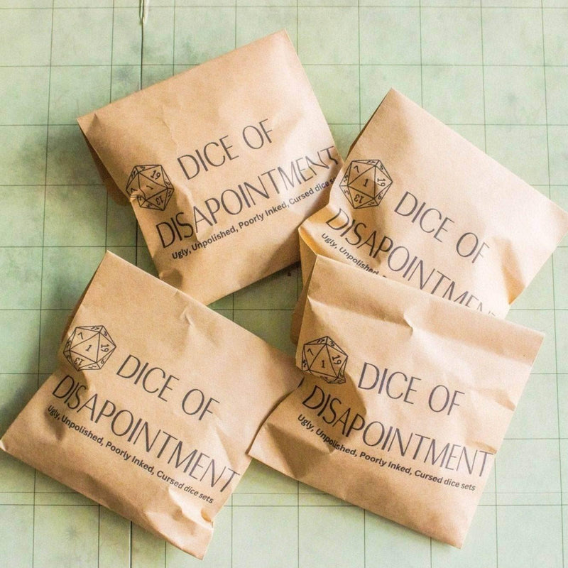 DnD Dice of Disappointment - Funny dnd Dice - DD Music Geek