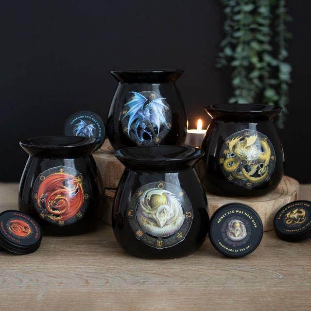 Beltane Wax Melt Burner Gift Set by Anne Stokes - DD Music Geek